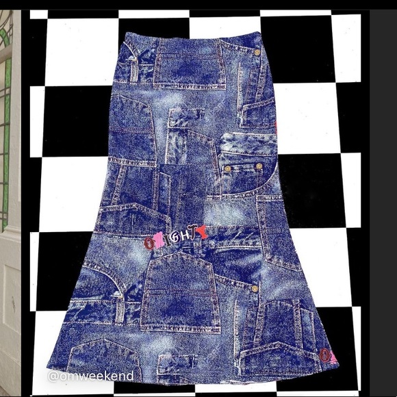 omighty jean midi skirt - Picture 4 of 4